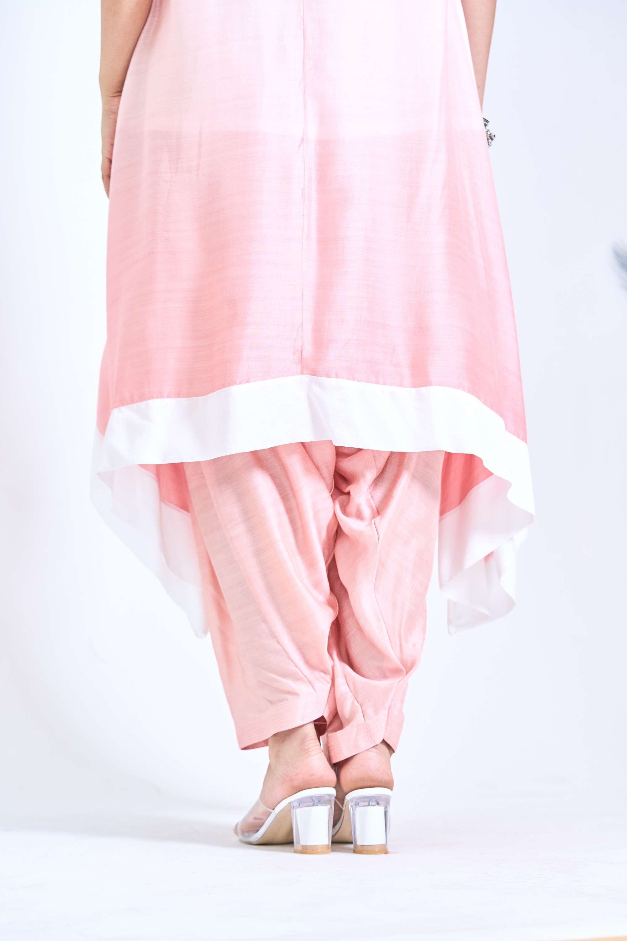 Peach Ombre Kurta Set